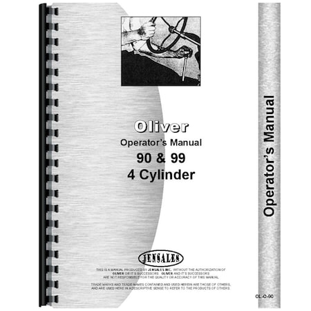 New Oliver 90 Tractor Operators Manual